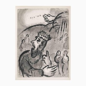 Marc Chagall, Balthasar and the Mystery of the Writing, Photogravure, 1960