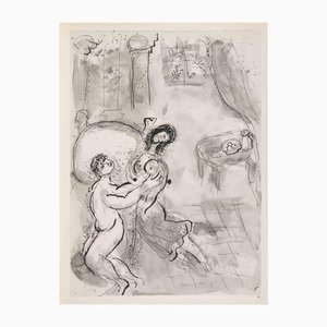 Marc Chagall, Amons Schmerz, Tiefdruck, 1960