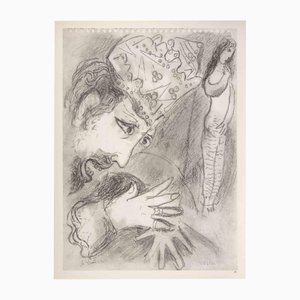 Marc Chagall, The King and his Throne, Photogravure, 1960