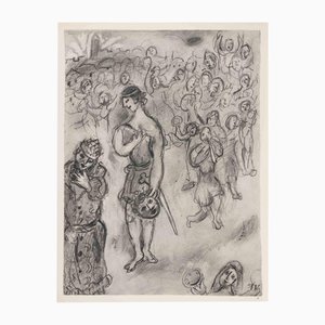 Marc Chagall, Phlétas' Lektion, Tiefdruck, 1960