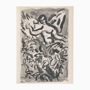 Marc Chagall, Chérubin, Photogravure, 1960