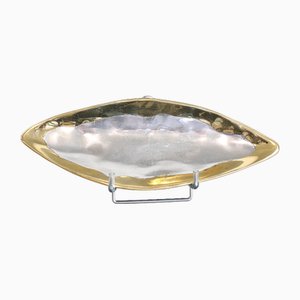 Messing & Aluminium Tablett von David Marshall, 1990er