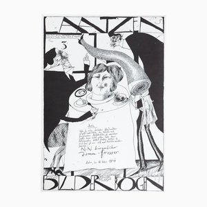 Horst Janssen, Laatzen Bilderbogen, 1960s, Impression