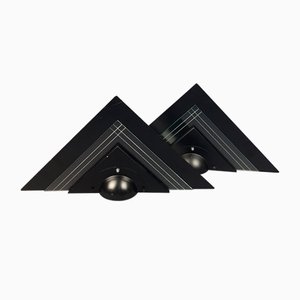 Appliques Murales Triangulaires de Herda, 1970s, Set de 2