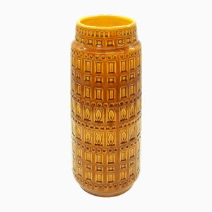 Vaso da terra Inka di Scheurich, Germania Ovest, anni '70