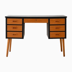 Vintage Desk with Black Details, 1960s
