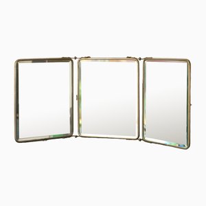 Miroir de Barbier Triptyque Vintage, France