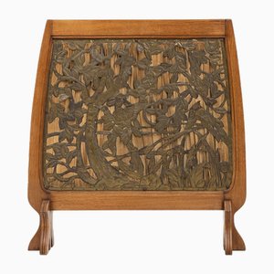 Französischer Jugendstil Kaminschirm, 1890er