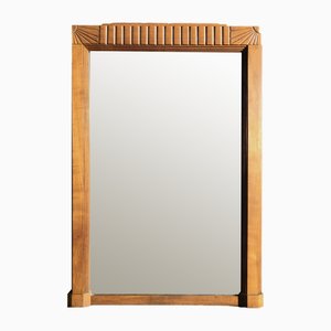 Vintage Art Deco Modern Wall Mirror, 1930