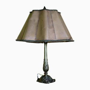 Lampada da scrivania in stile neobarocco, fine XIX secolo