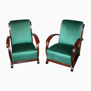 Set of Art Deco Armchairs, 1930s