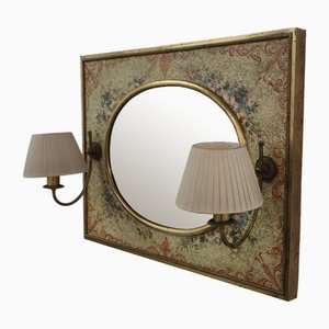 Mirror with Wall Lights attributed to Baga, 1996