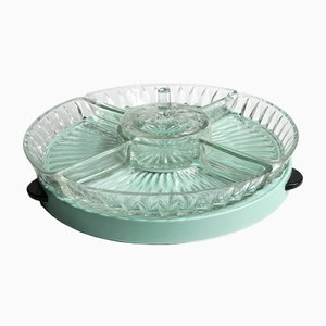 Mid-Century Lazy Susan, 1950s, Set of 6