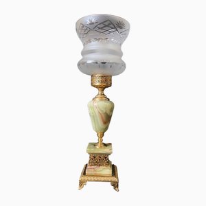 Vintage Italian Alabaster Lamp, 1960s