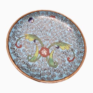 Assiette Cloisonnée Vintage, 1970s