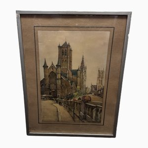 Nicolas Markovitch Gand, 1930, Aquarelle