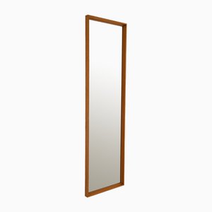 Vintage Scandinavian Oak Mirror, 1960s