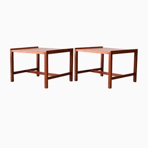 Swedish Teak Coffee Tables by Karl-Erik Ekselius, 1950s, Set of 2