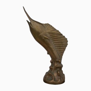 Sculpture Marlin en Bronze, 1950