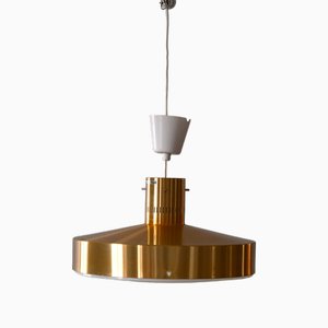 Vintage Swedish Metal Pendant Lamp, 1970s