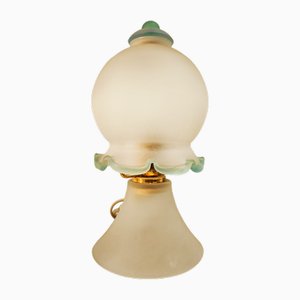 Table Lamp in Satin Murano Glass