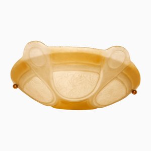 Decorated Glass Wall Light