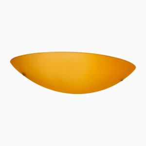 Accattivanti lampade da parete Bocc color ambra di Vistosi