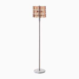 Lampadaire avec Socle en Marbre, Italie, 1970s