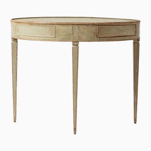 Table à Thé Gris-Beige, 1800s