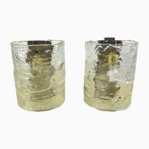 Appliques Murales Mid-Century en Verre de Murano dans le style de Gino Cenedese, 1960s, Set de 2