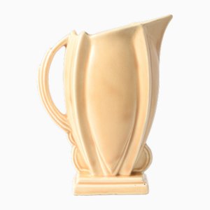 Englischer Art Deco Steingut Krug von Delcroft, 1930er