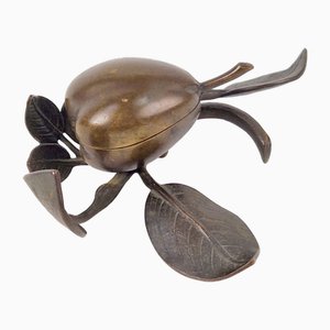 Art Nouveau Copper Trinket Box Ashtray, 1920