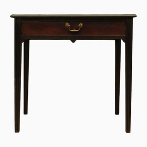 Black Side Table with Drawer