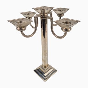 Silver-Plated Korinthe Candlestick by Henry Fink, 1980s