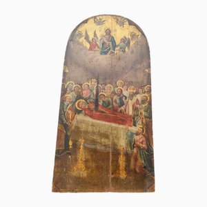 Large Mary Icon, 1700, Painted Wood