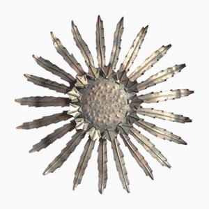 Lampada da parete Mid-Century in ottone