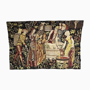 Halluin Tapestry the Grape Harvest, 1960s