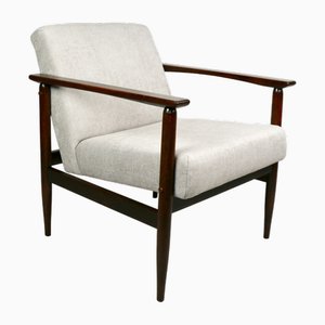 Vintage Light Grey Easy Chair, 1970s