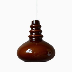 Space Age Pendant Light in Double-Layer Glass by Peill and Putzler from Peill & Putzler