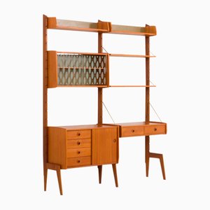 Console Murale Ergo avec Bureau et Deux Armoires par John Texmon, Norway, 1960s