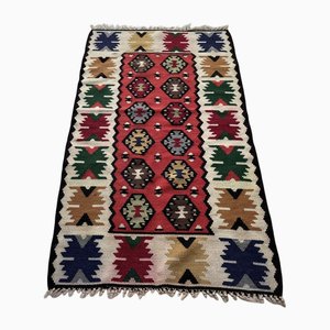 Vintage Artisan-Crafted Balkan Hercegovina Rug, 1960s