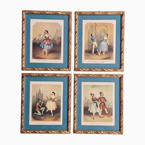 Madame Marie Rambert, Classical Dancers, 1948, Artworks on Paper, Framed, Set of 4