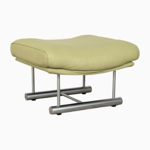 6500 Leather Stool in Green - Yellow from Rolf Benz