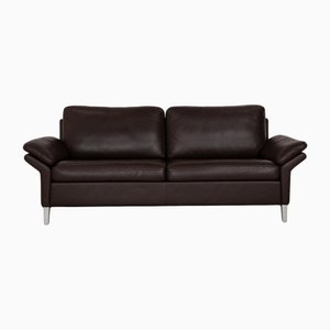 3300 Leather Three-Seater Brown Sofa from Rolf Benz