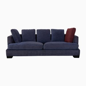 Canapé Trois Places Eros 2100 en Tissu Bleu Foncé de Flexform