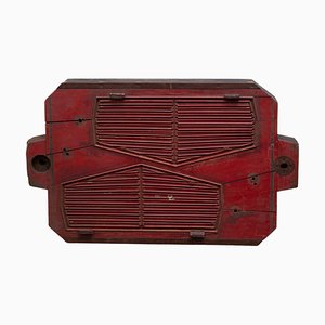 Molde de fundición francés vintage de madera, años 50