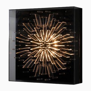 Optische Lichtskulptur aus Methacrylat, Frankreich, 1970er