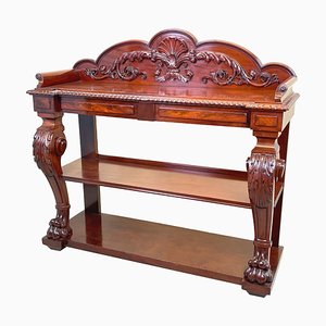 Geschnitztes Mahagoni Buffet, 1850