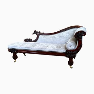Regency Mahogany Chaise Longue, 1820