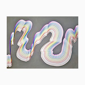 Sumit Mehndiratta, Dibujo 433, 2023, Técnica mixta sobre papel